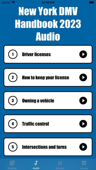 New York DMV Permit Test 2023 Screenshot