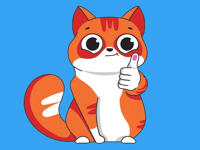 Red cat - Emoji and Stickers