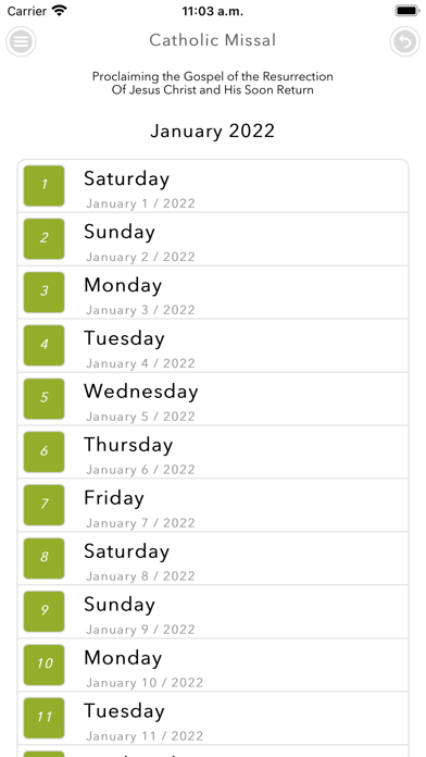 Catholic Misal Screenshot