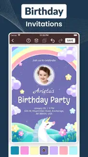 invitation maker, card creator iphone screenshot 4