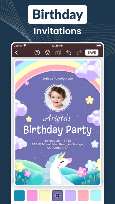 Invitation Maker, Card Creator Screenshot