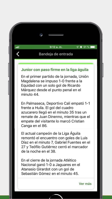 FutbolHoy app Screenshot