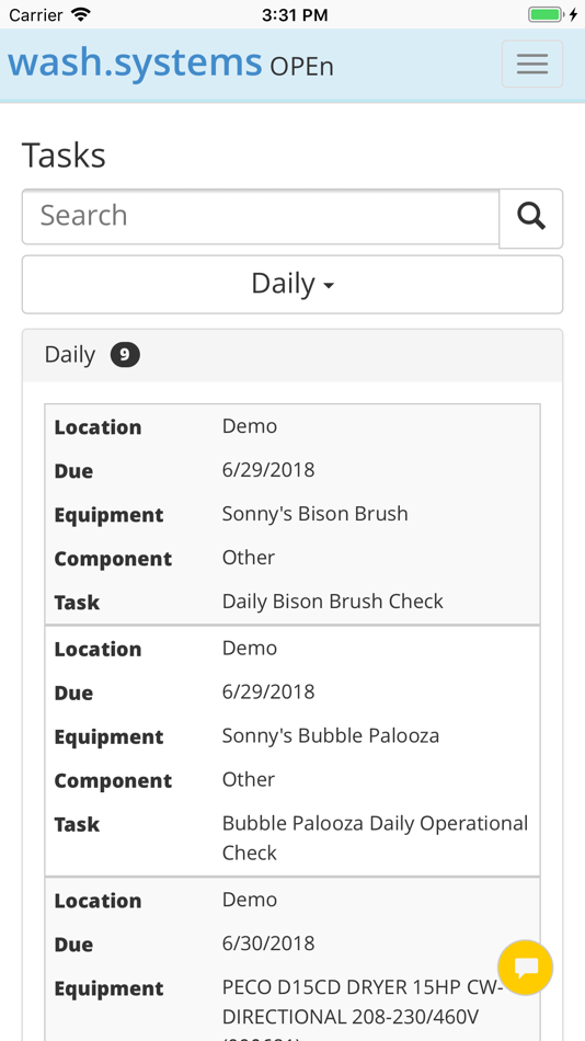 #1. Wash Systems OPEn (iOS) 由: Wash Systems LLC