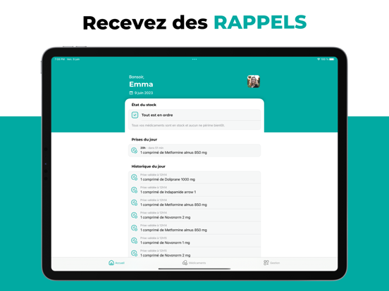 Screenshot #4 pour AppyCare: Rappel Stock Notices