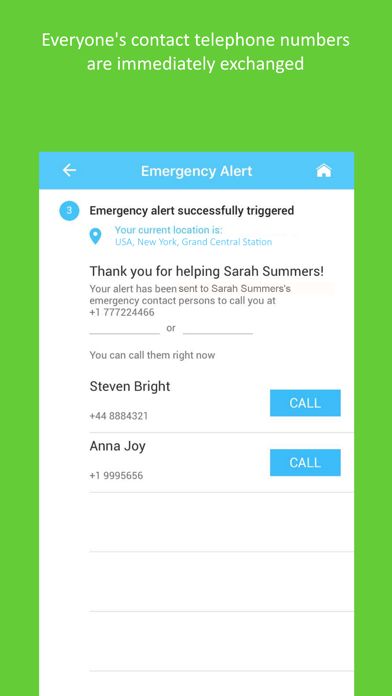 iCE Angel – ID™ Emergency SOS Screenshot