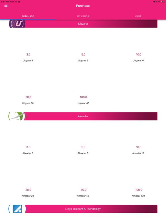 iCard : Top-up Services iPad screenshot 2 - Finance app