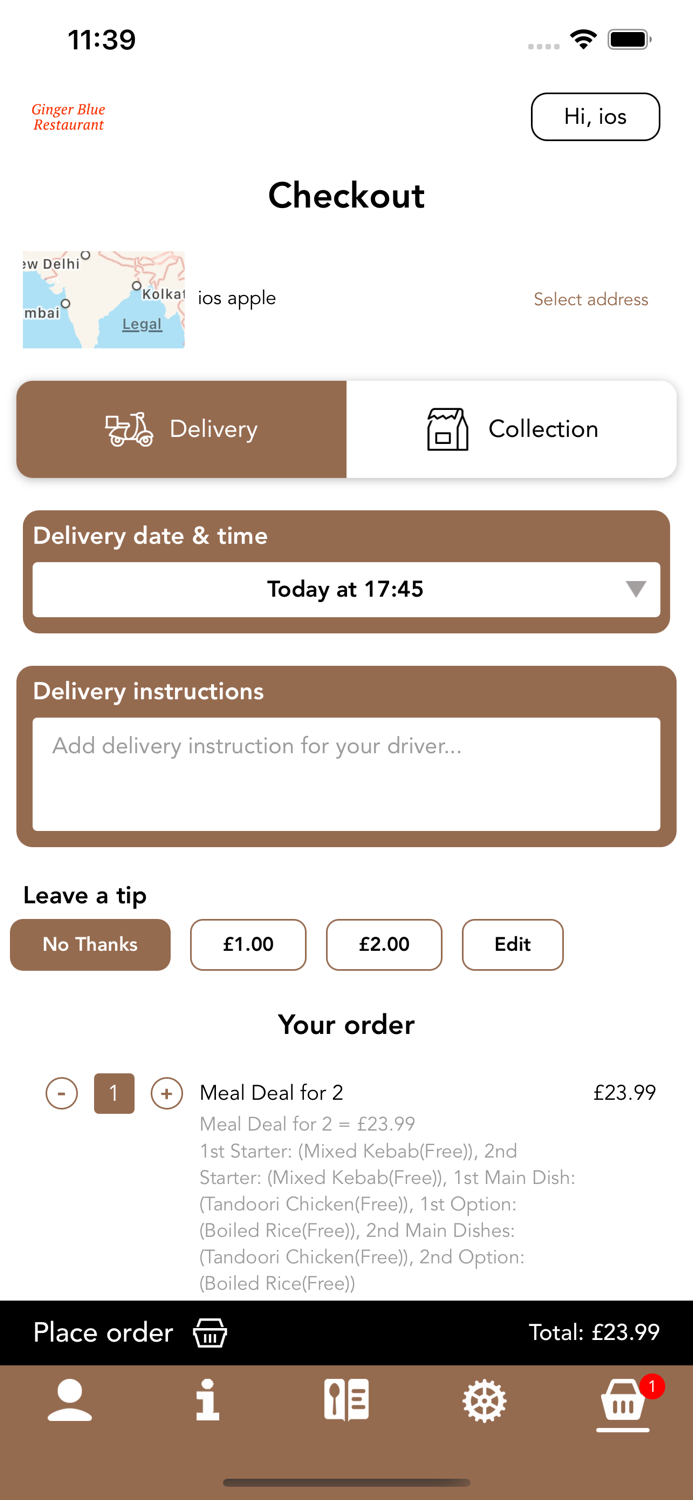 Ginger Blue Restaurant