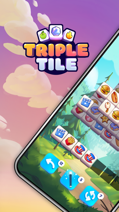 Triple Tile: トリプルタイルパズル合わせゲームのおすすめ画像1