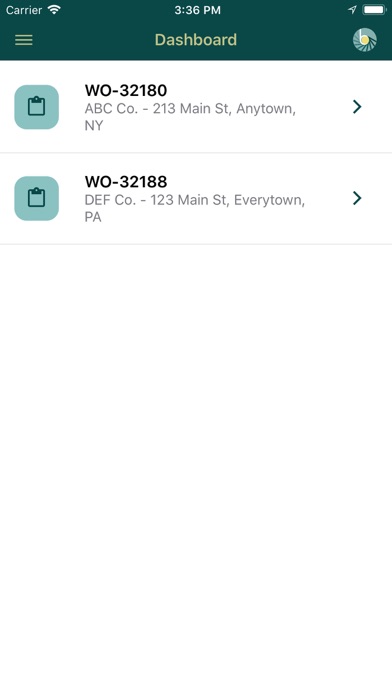App screenshot