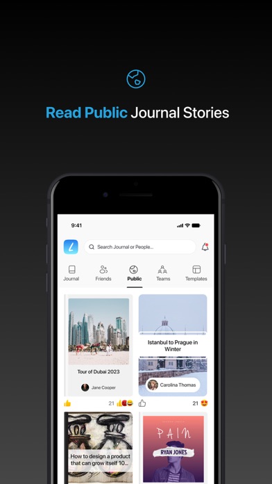 Lugelo - Journal Stories Screenshot