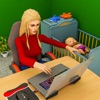Pregnant Mother Baby Life Sim icon