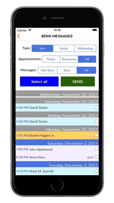 Sms Planner-E - Send your SMS Screenshot