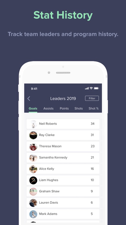 SquadProfile - Lacrosse Stats