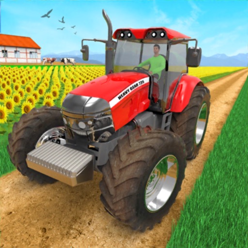 Tractor Driving Simulator Farm Icon