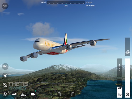 FlyWings 2018 Flight Simulator iPad app afbeelding 1