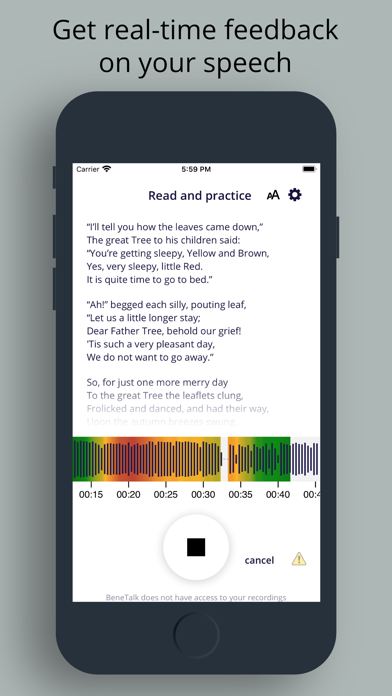 BeneTalk: Stuttering Coach Screenshot