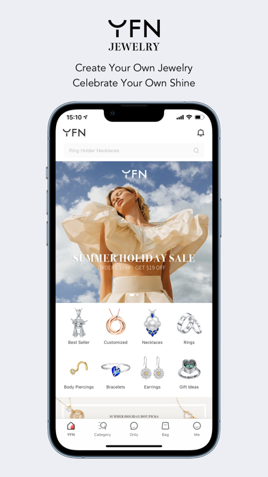 YFN-Personalize Jewelry Online Screenshot