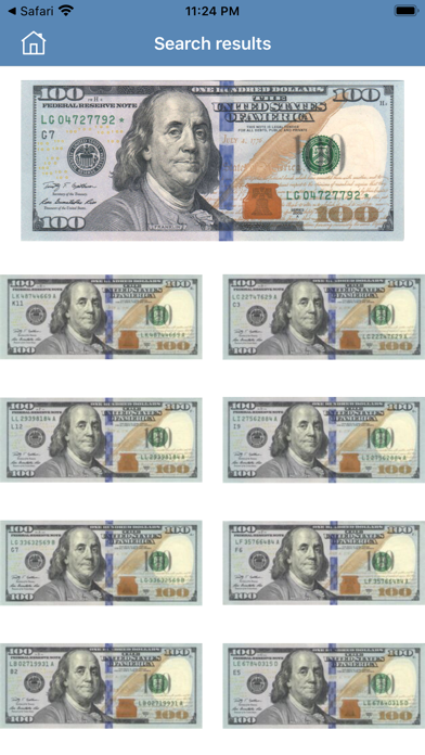 Banknote Identifier Screenshot