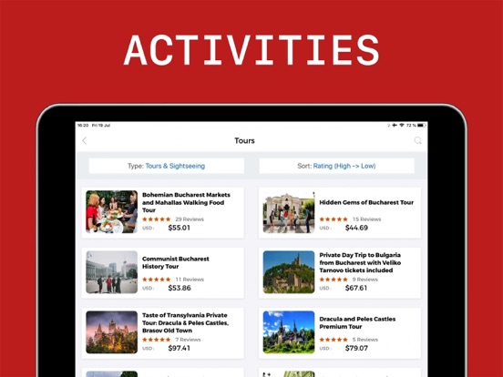 Bucharest Travel Guide. iPad screenshot 6 - Travel app
