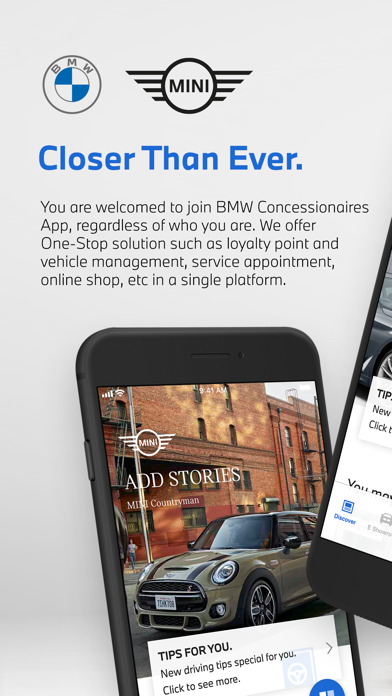 BMW Concessionaires App Screenshot