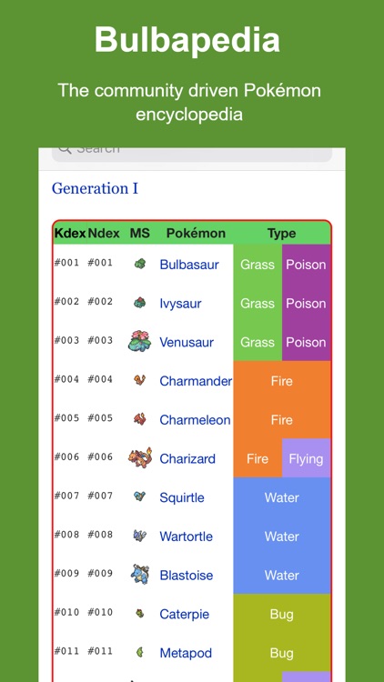 Bulbapedia - Wiki for Pokémon