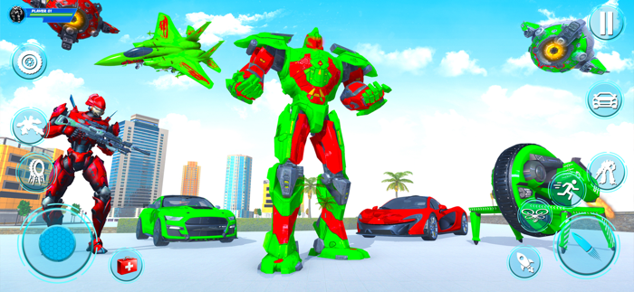 Spider Hero Robot War Fighter