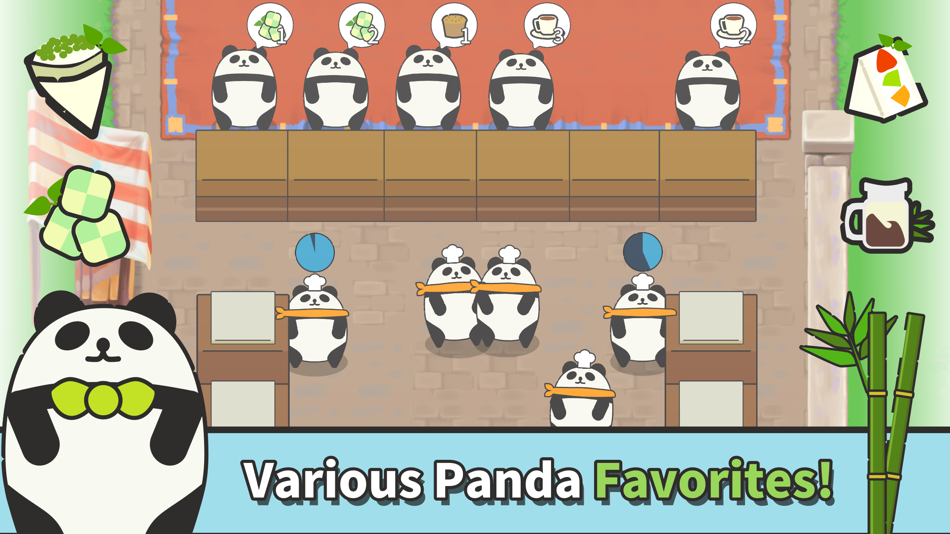 #2. Panda Cafe - Idle Tycoon (iOS) By: OmoLab Games