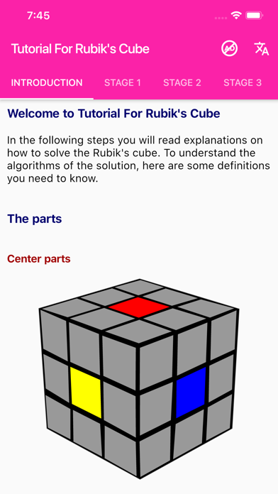 Tutorial For toy Cube Screenshot