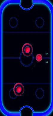Air Hockey Blue - Screenshot 1