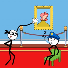 螢幕擷取畫面 (4) Stickman Robber Brain Puzzle