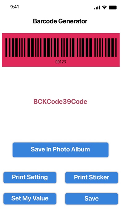 Barcode scanner, generator screenshot 4