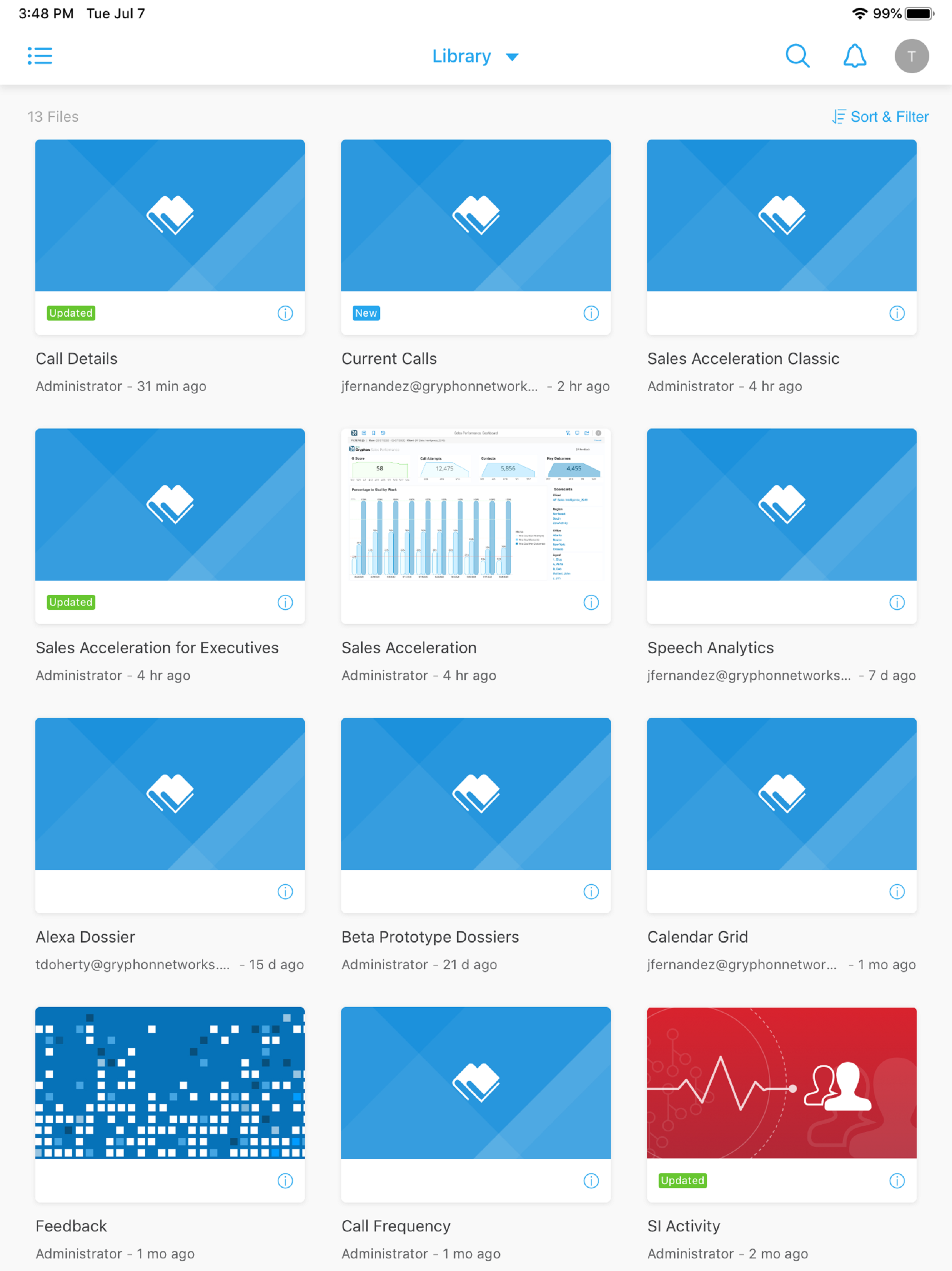 Gryphon Post-Call Dashboards