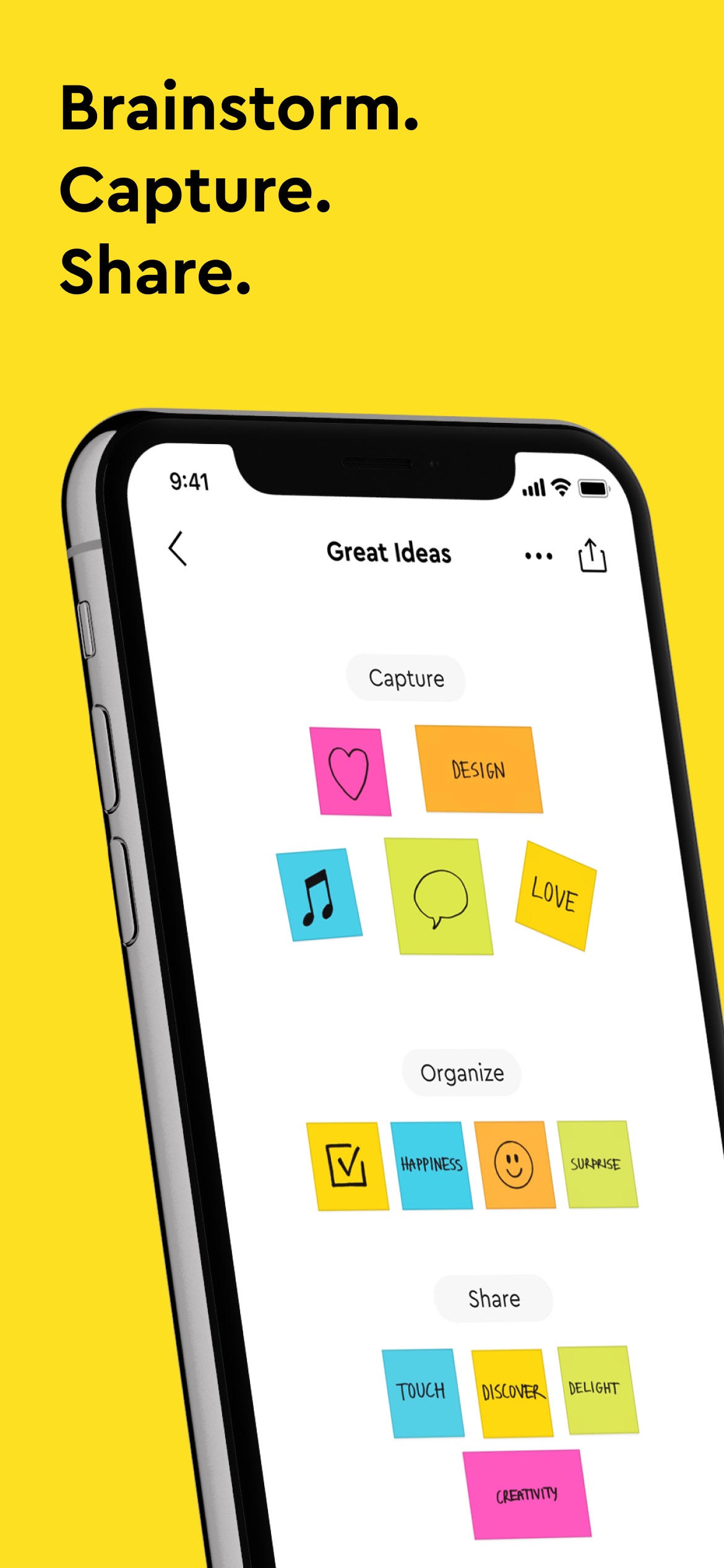 Screenshot do app Post-it®