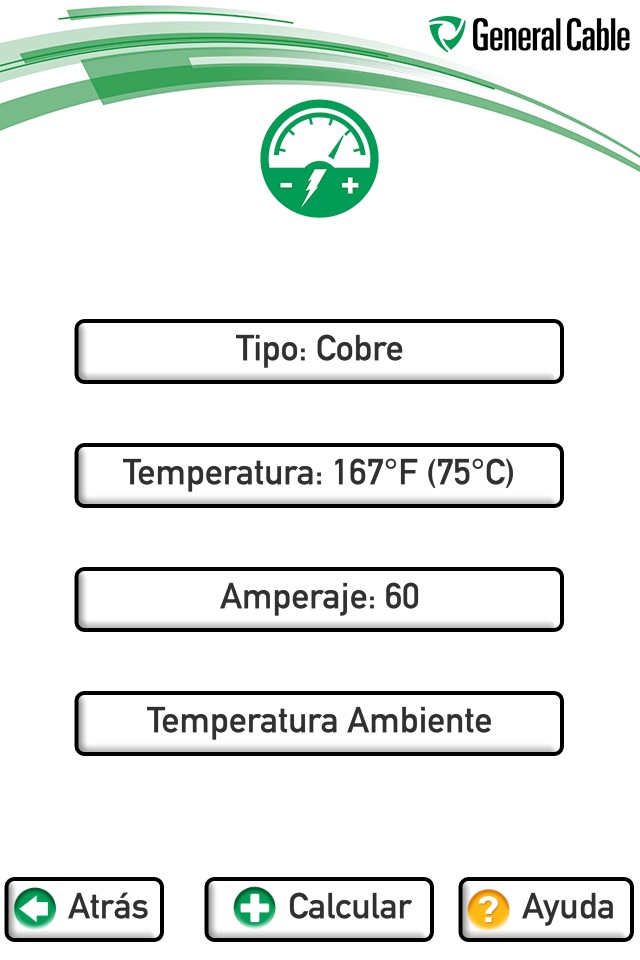 Prysmian Group Conductor Amps screenshot 3