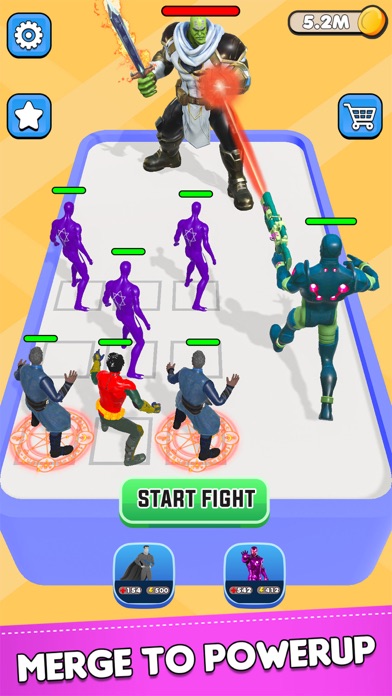 Superhero Merge Master Battleのおすすめ画像4