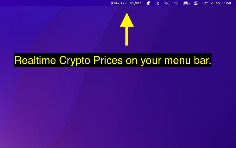 #1. Coin Tick - Menu Bar Crypto (macOS) 由: Yoni Levy