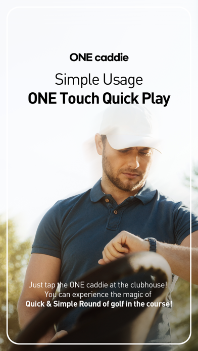 ONE caddie-Golf GPS APP Screenshot