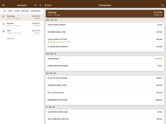 Sonora Bank iPad screenshot 4 - Finance app