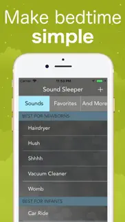 sound sleeper white noise iphone screenshot 2