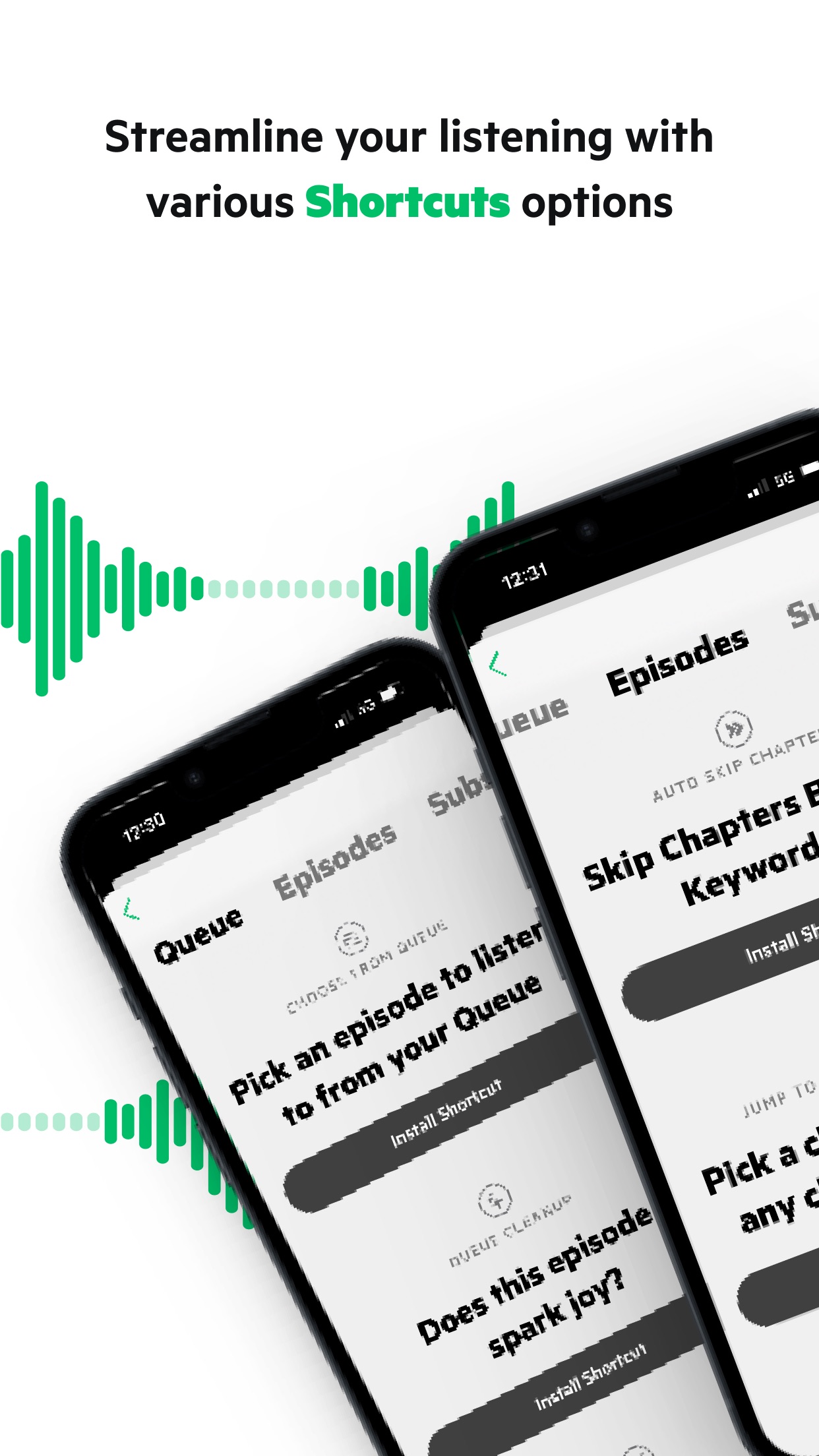 Screenshot do app Castro Podcast Player