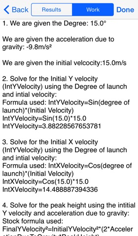 Projectile Motion Calculatorのおすすめ画像5