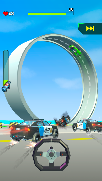 Crazy Rush 3D - Police Chase Screenshot