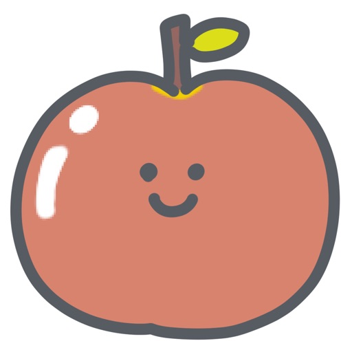 vegetable and fruit sticker icon