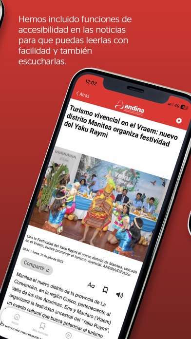 Agencia Andina Screenshot