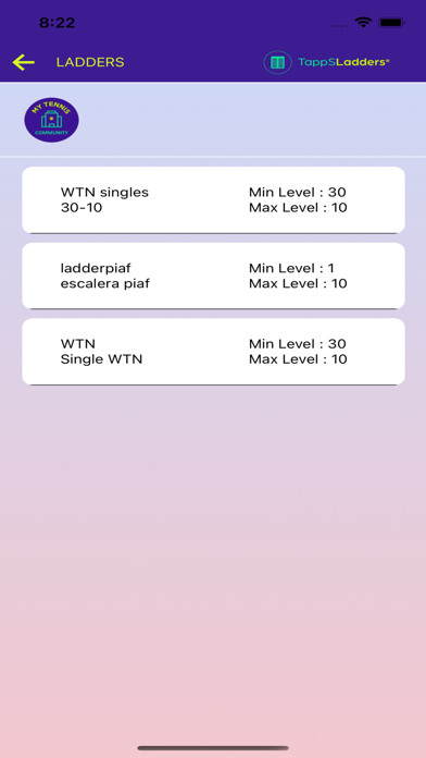 RacquetsAppSuite Screenshot
