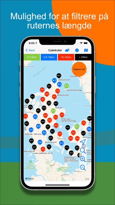 Cykelruter i Danmark Screenshot