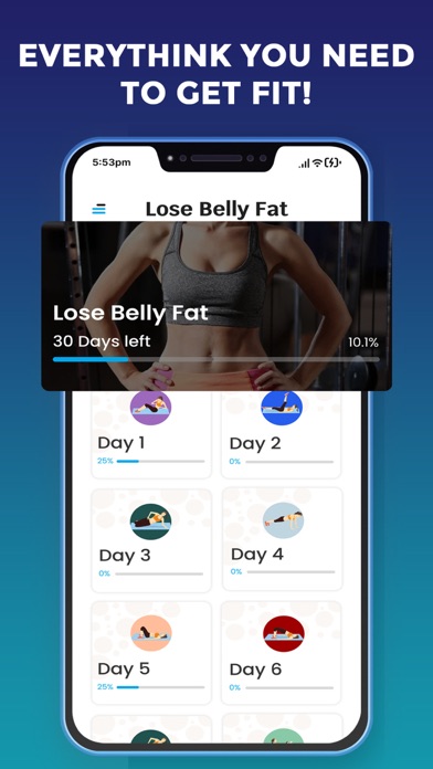Belly:Home Workouts & Fat Loss Screenshot