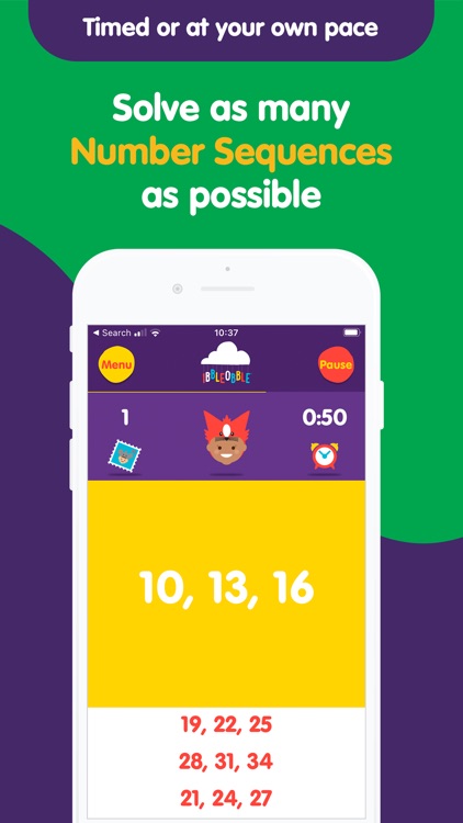 Number Sequences : Ibbleobble screenshot-3