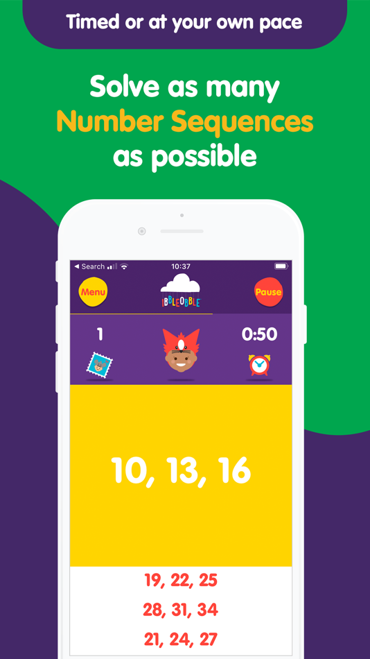 #4. Number Sequences : Ibbleobble (macOS) 게시자: KidDotCo