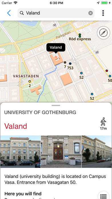 Find Your Way on Campus Screenshot